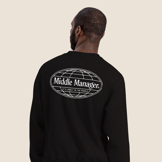 Middle Managers Worldwide Crewneck Sweatshirt